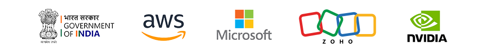 Government of India, AWS, Microsoft, Zoho, and NVIDIA recognitions